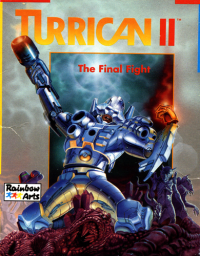 Turrican II The Final Fight Commodore 64 US box art